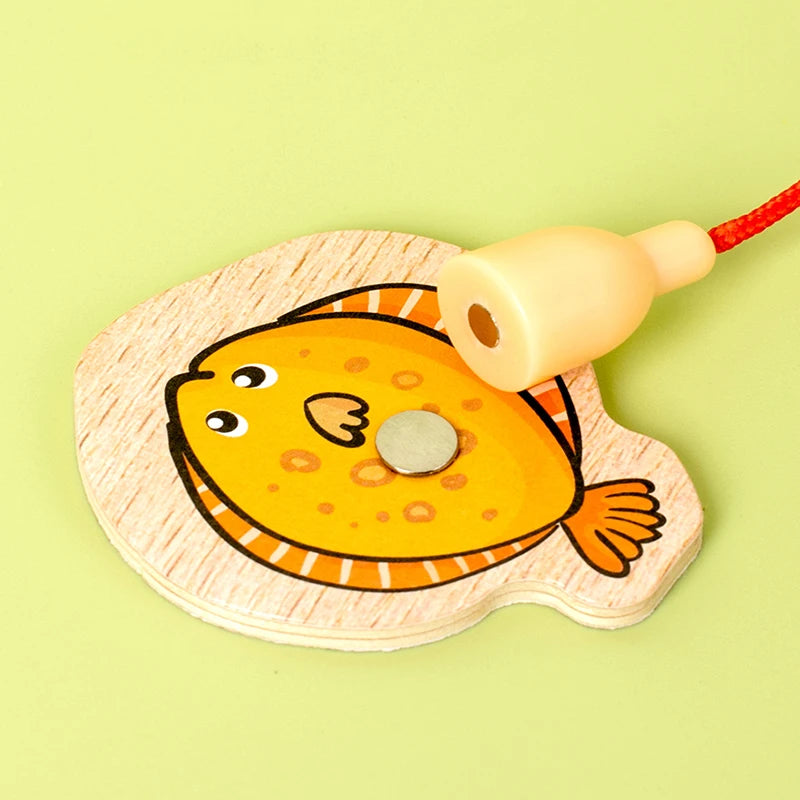 Fishing Toys Montessori Wooden For Children
