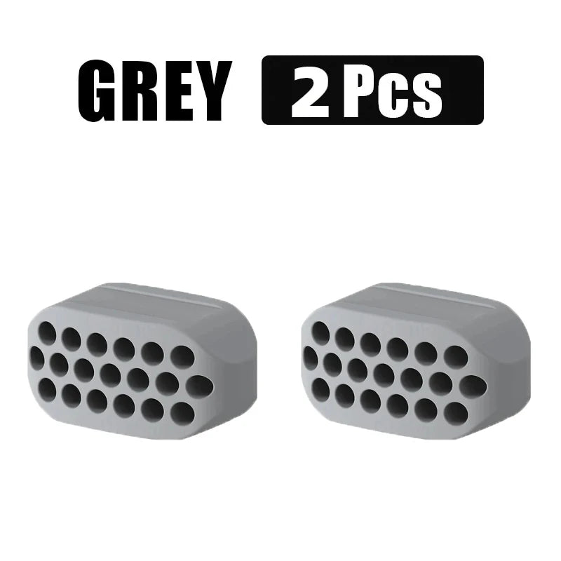 2Pcs Jaw Exerciser Fitness Jawline Muscle Training Double Chin Reducer