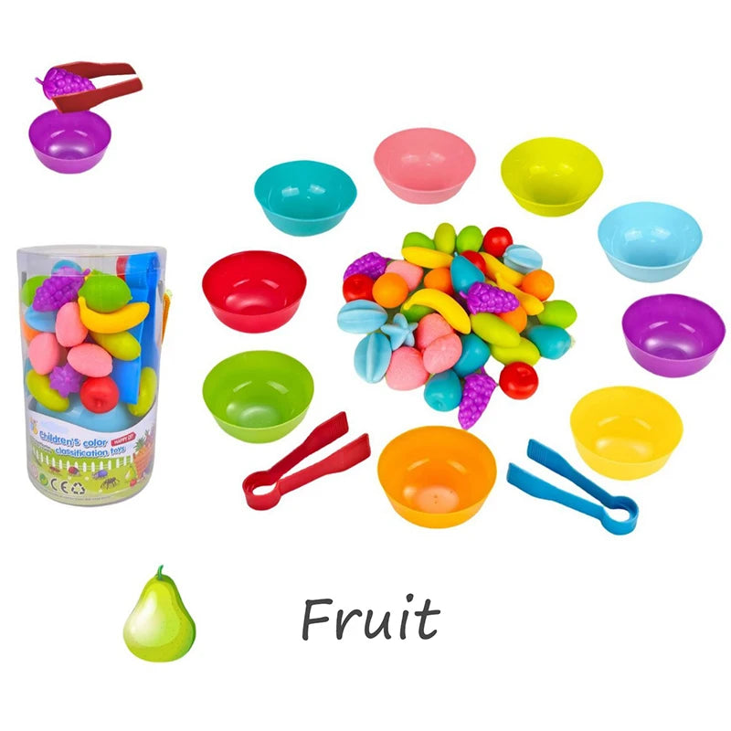 Montessori Material Rainbow Counting Bear