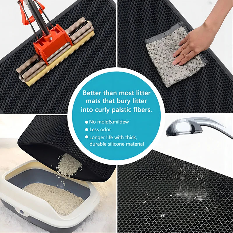 EVA Double Layer Cat Litter Pad Waterproof