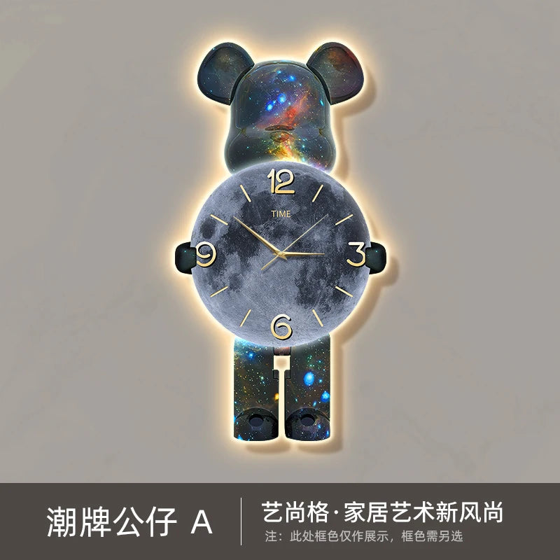 Fancy LED Wall Clock