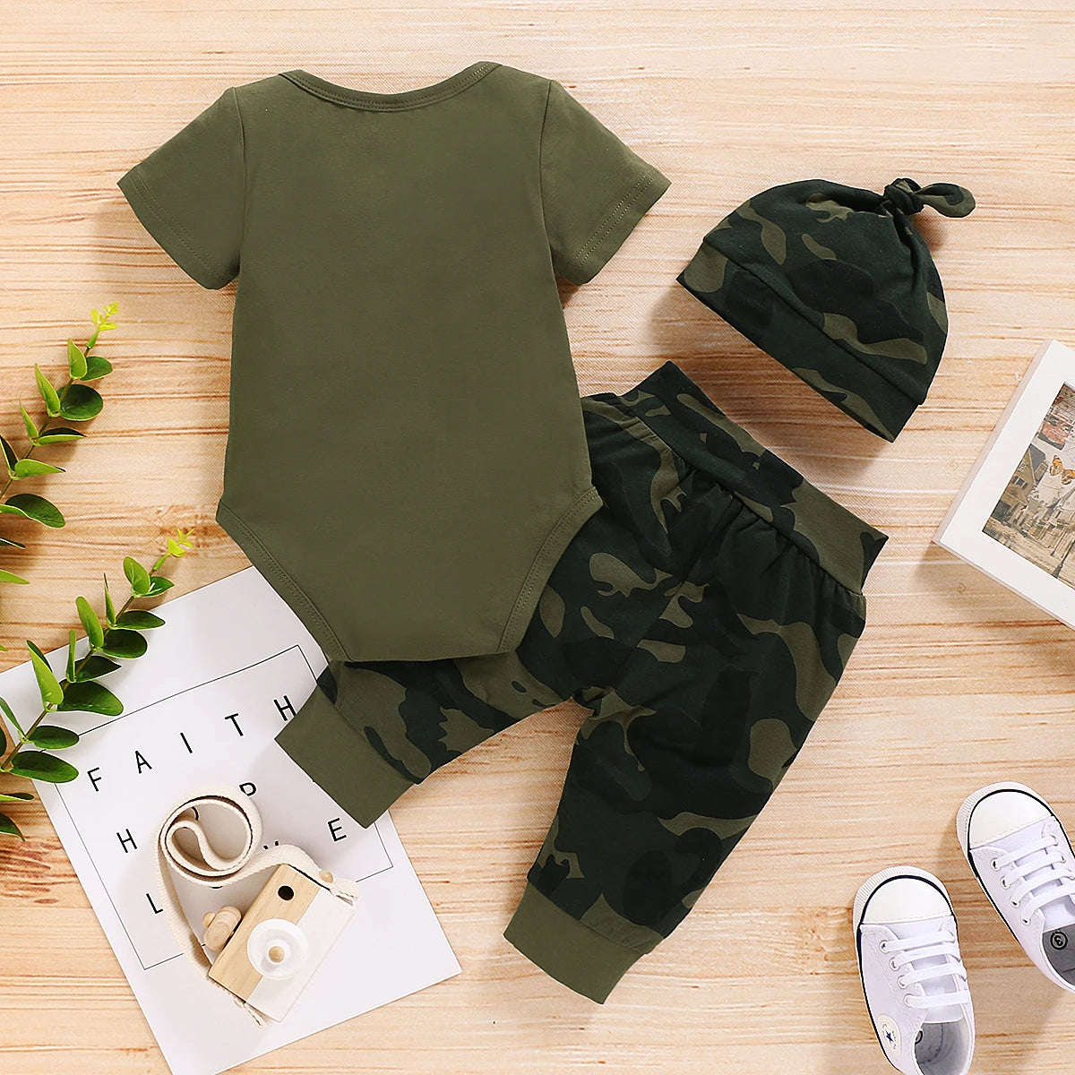 Newborn Baby Boy Summer Clothes Set
