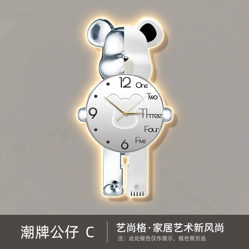 Fancy LED Wall Clock