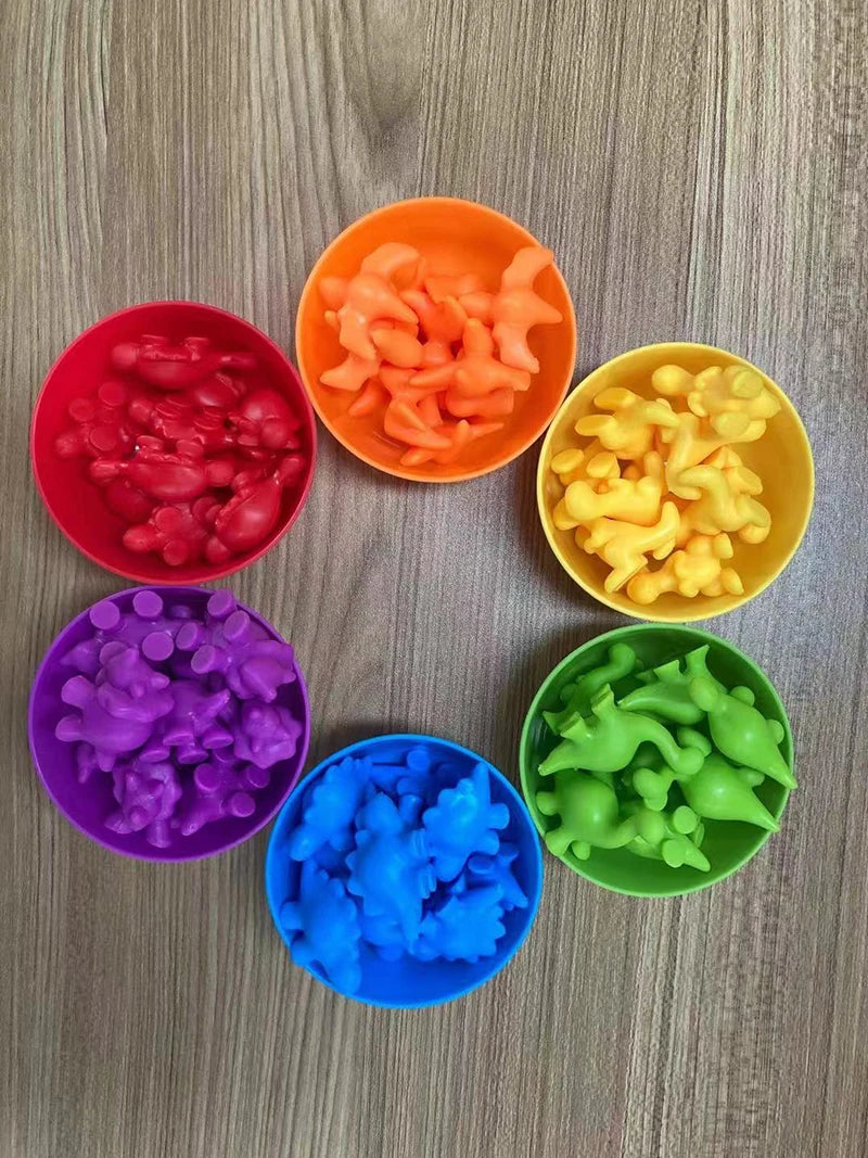 Montessori Material Rainbow Counting Bear