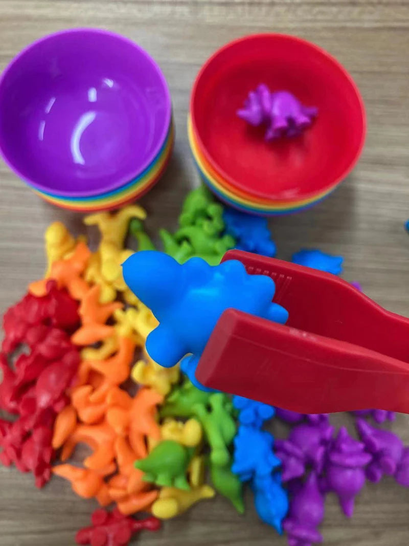 Montessori Material Rainbow Counting Bear