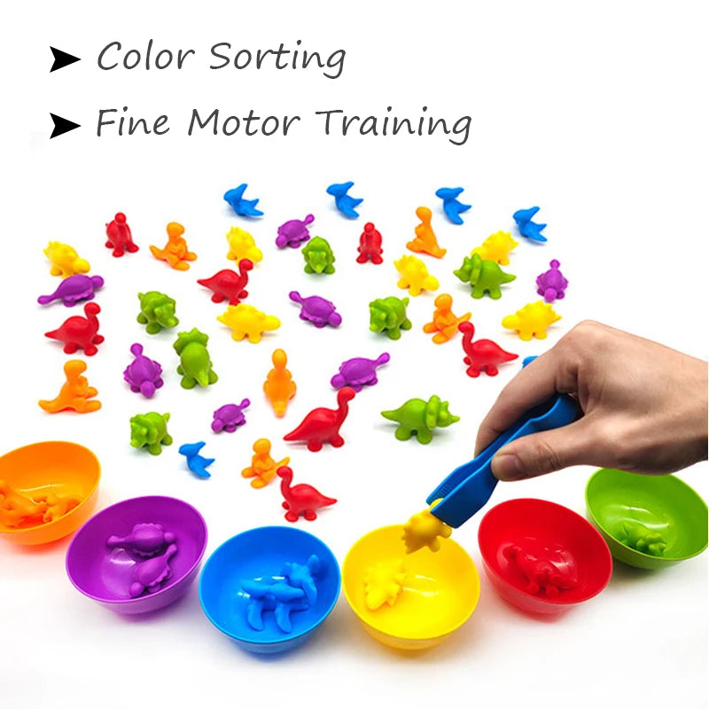 Montessori Material Rainbow Counting Bear