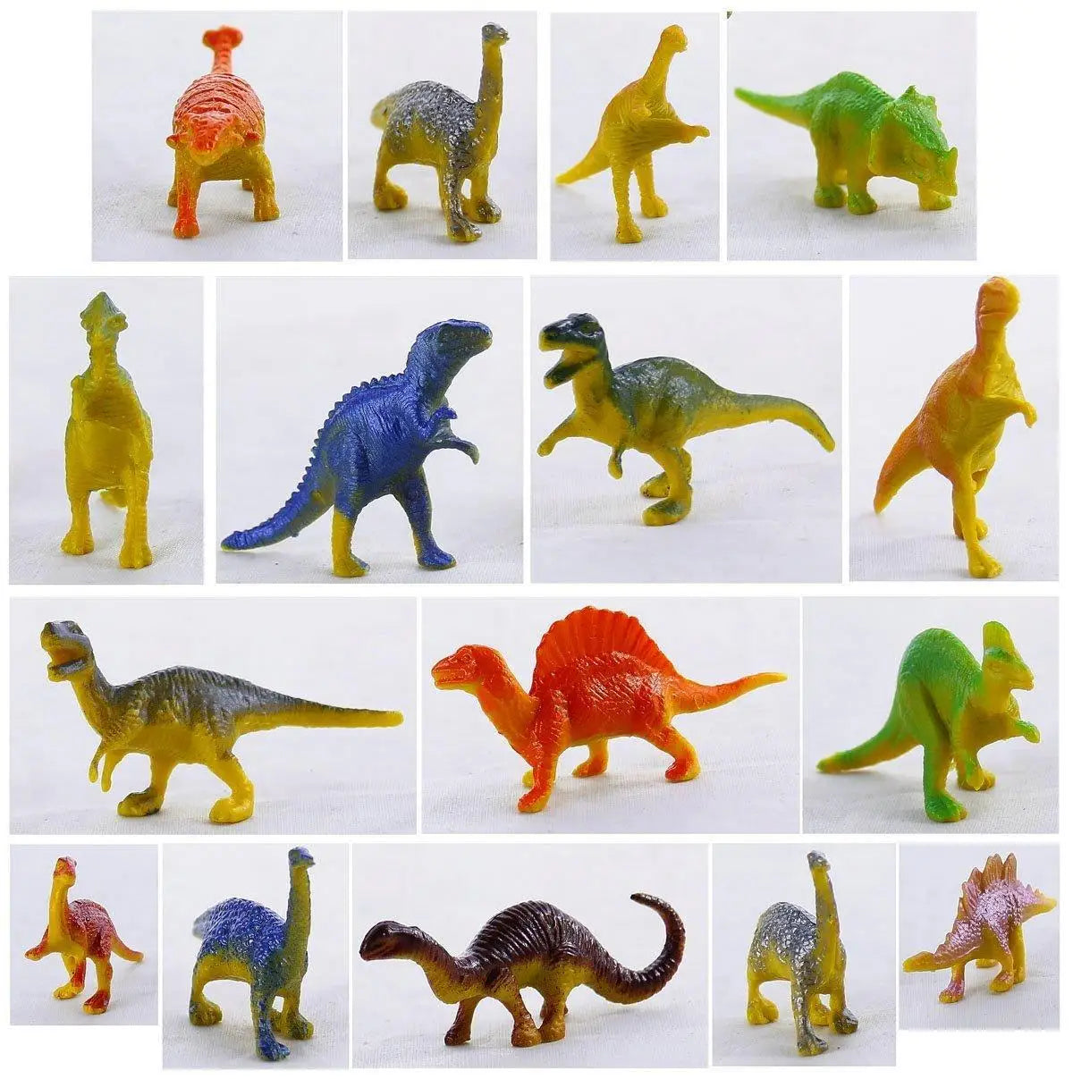 60Pcs Mini Simulation Animal Set Solid Wild Animal