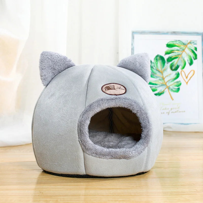 New Deep Sleep Comfort In Winter Cat Bed Little Mat Basket