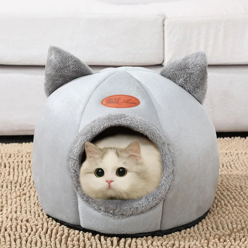 New Deep Sleep Comfort In Winter Cat Bed Little Mat Basket
