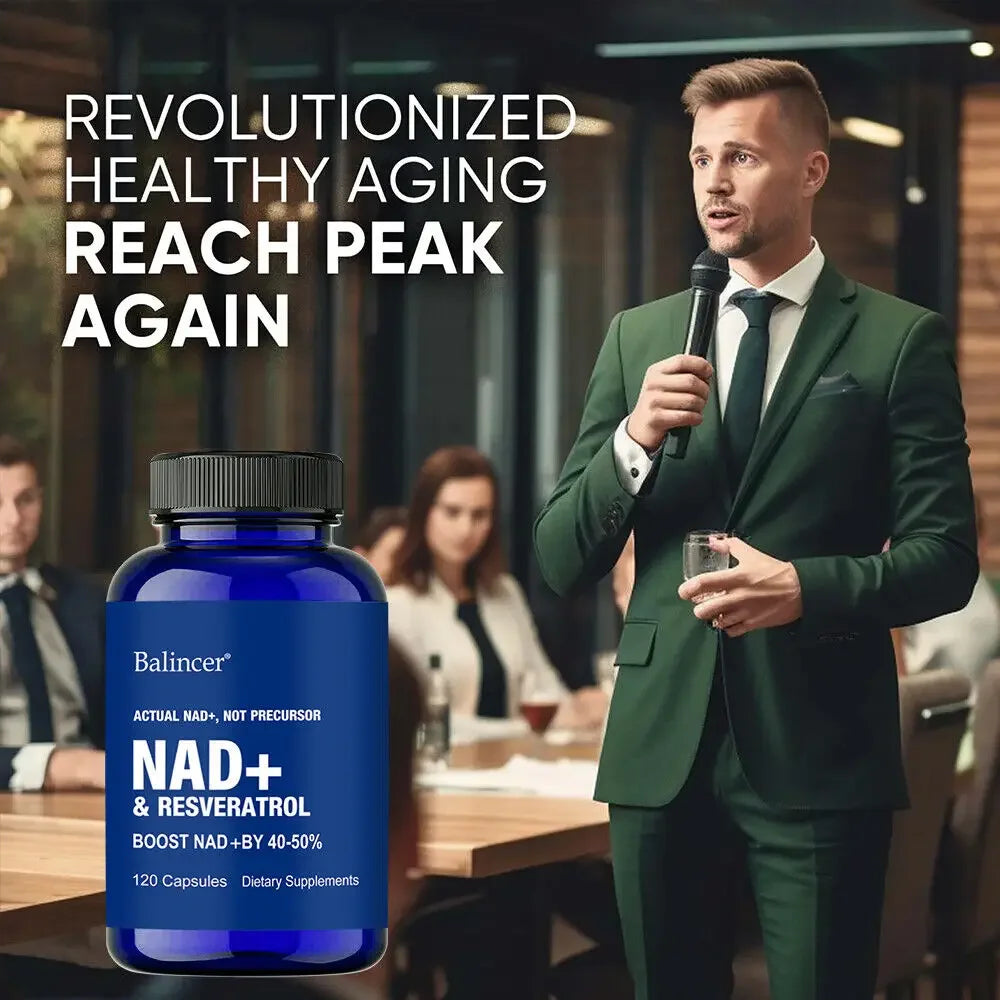 NAD+ Supplements Resveratrol Enhanced Collagen