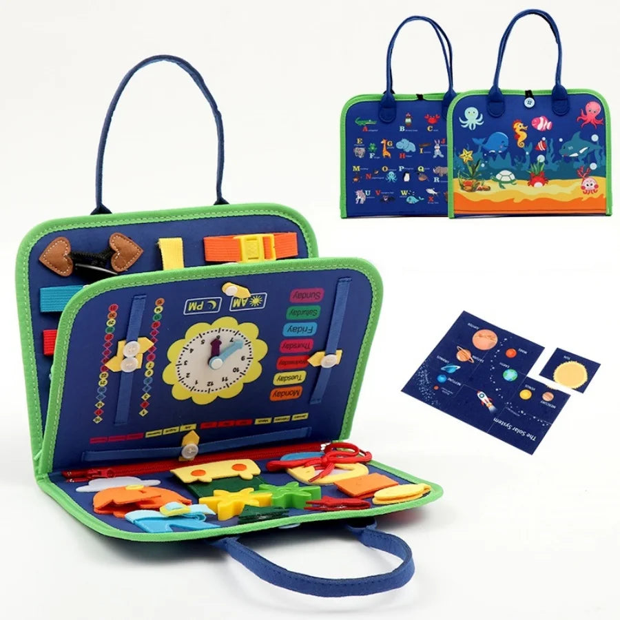 Montessori Busy Board Educational Activity