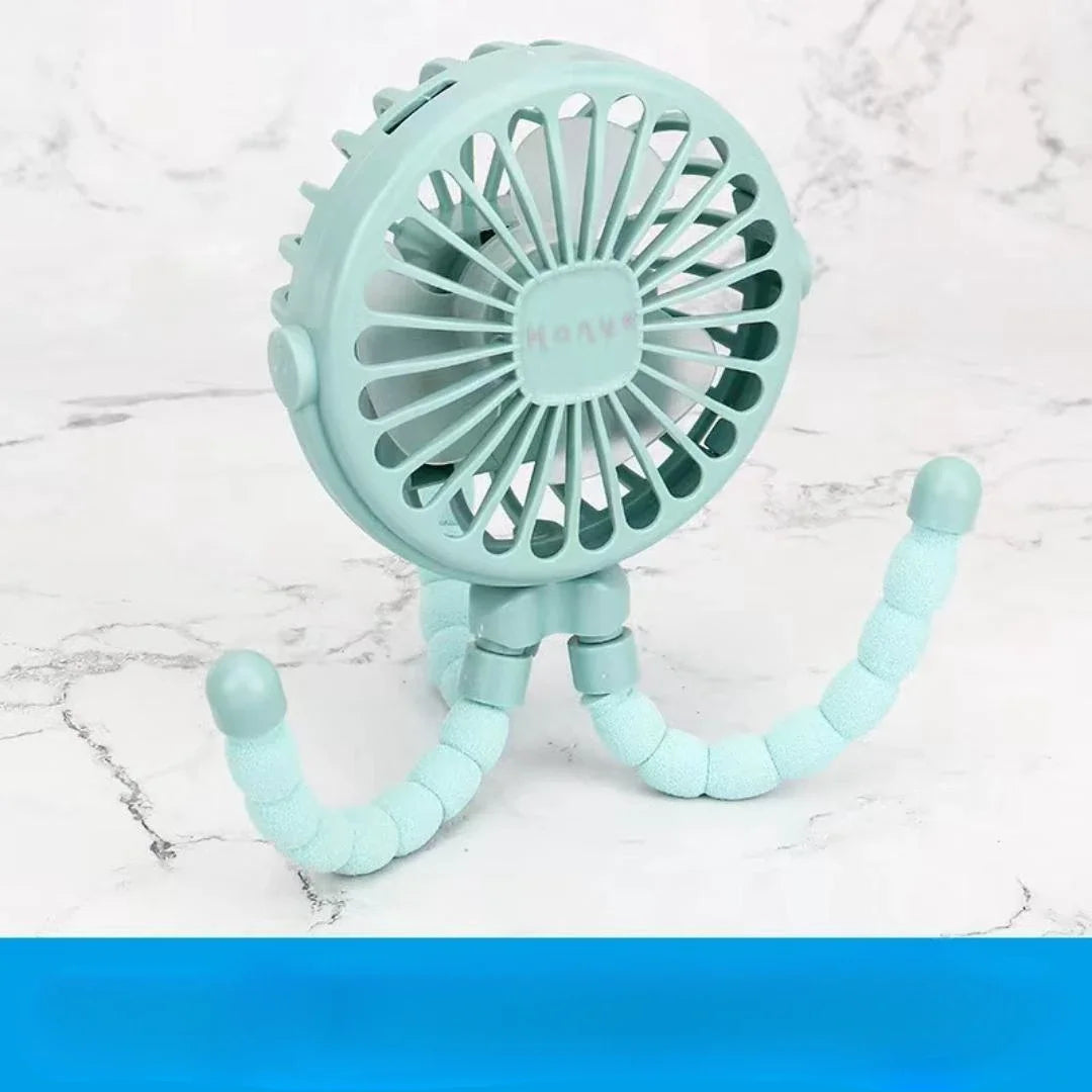 Baby Stroller Fan Hand Held Rechargeable