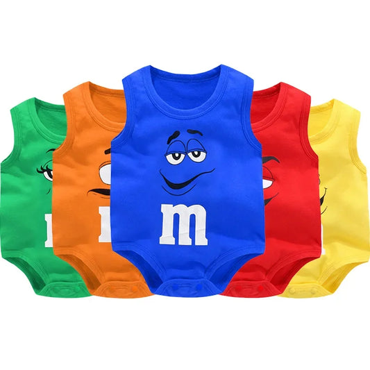 0-24M Newborn Baby Cotton Bodysuit for Boys and Girls