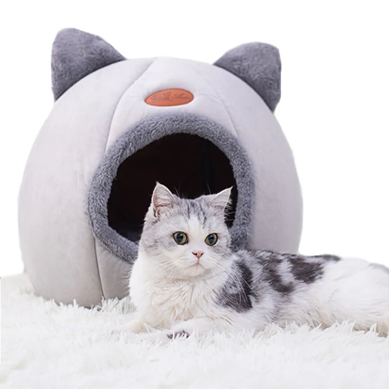New Deep Sleep Comfort In Winter Cat Bed Little Mat Basket