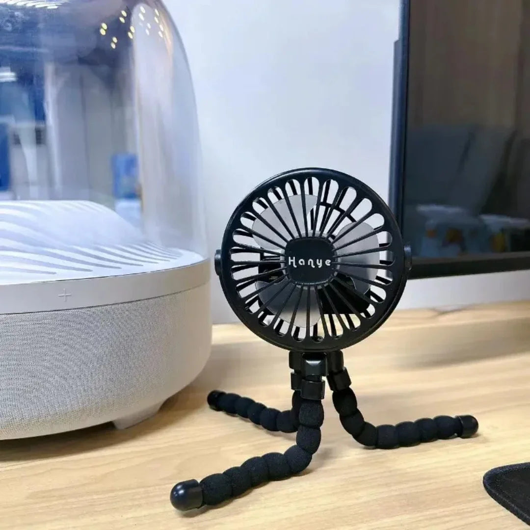 Baby Stroller Fan Hand Held Rechargeable