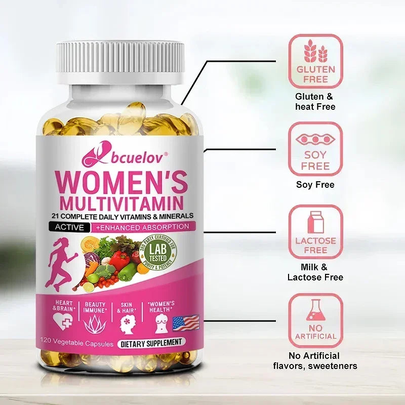 Bcuelov Daily Multivitamin for Women
