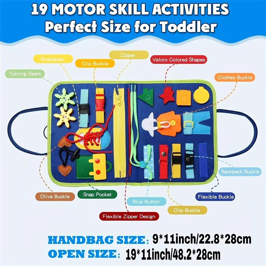 Montessori Busy Board Educational Activity