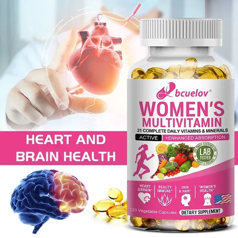 Bcuelov Daily Multivitamin for Women