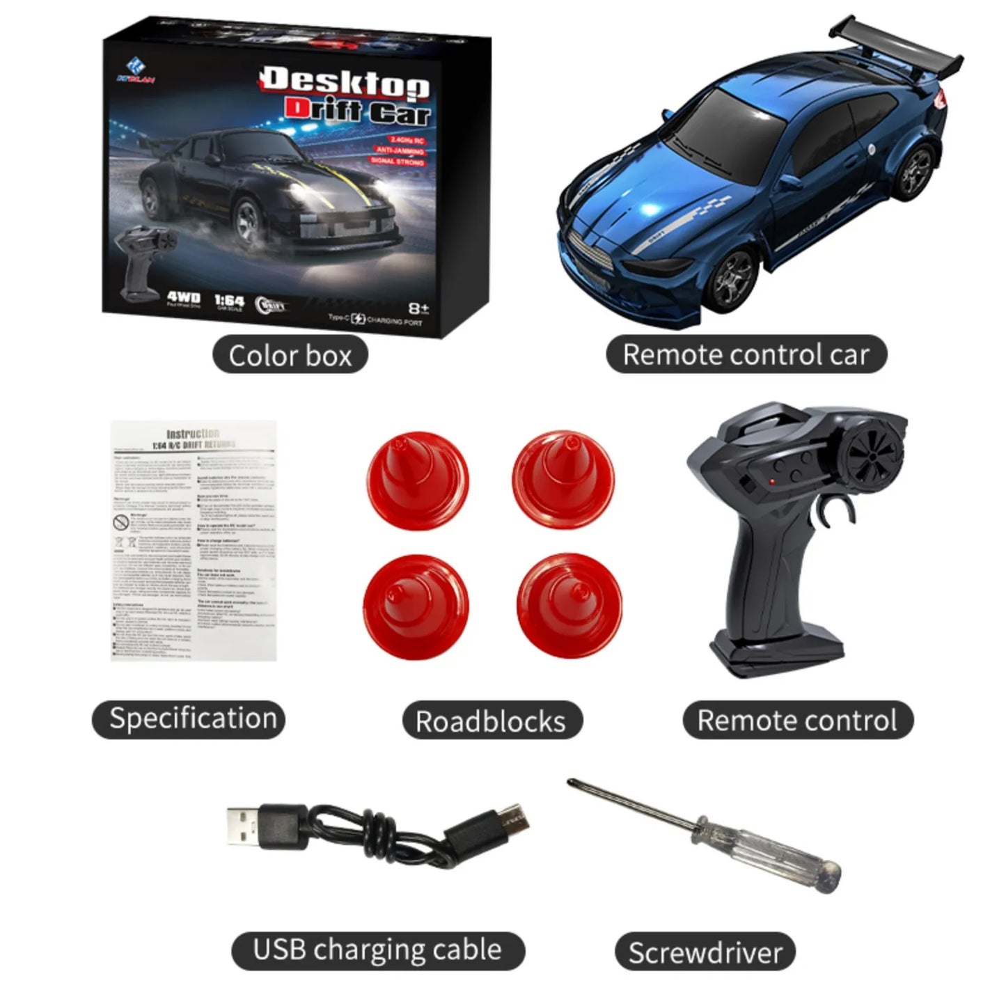 FIX 1:64 RC Drift Car