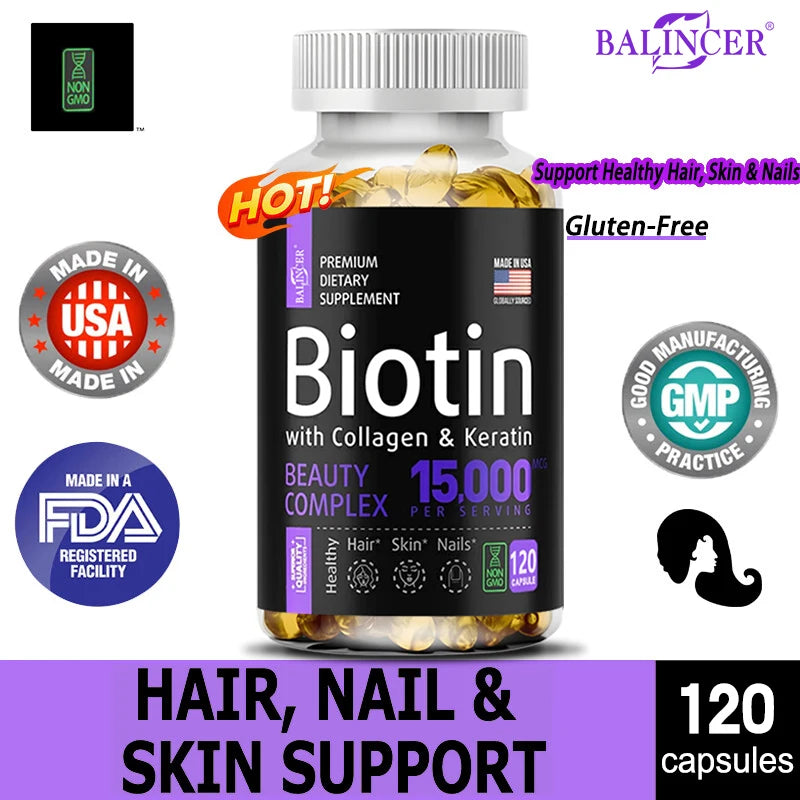 Balincer with Biotin + Collagen + Keratin Supplement