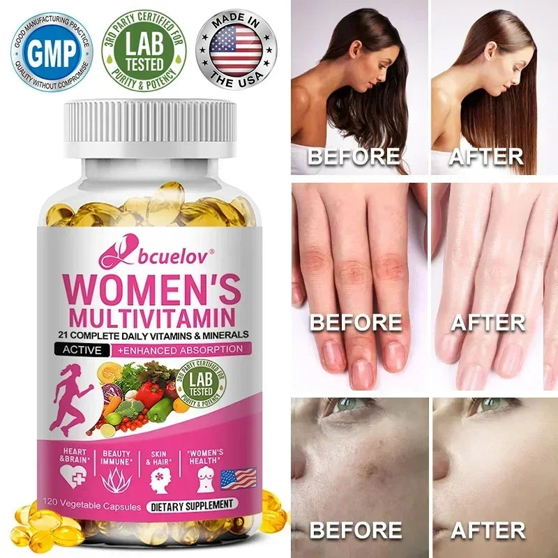 Bcuelov Daily Multivitamin for Women
