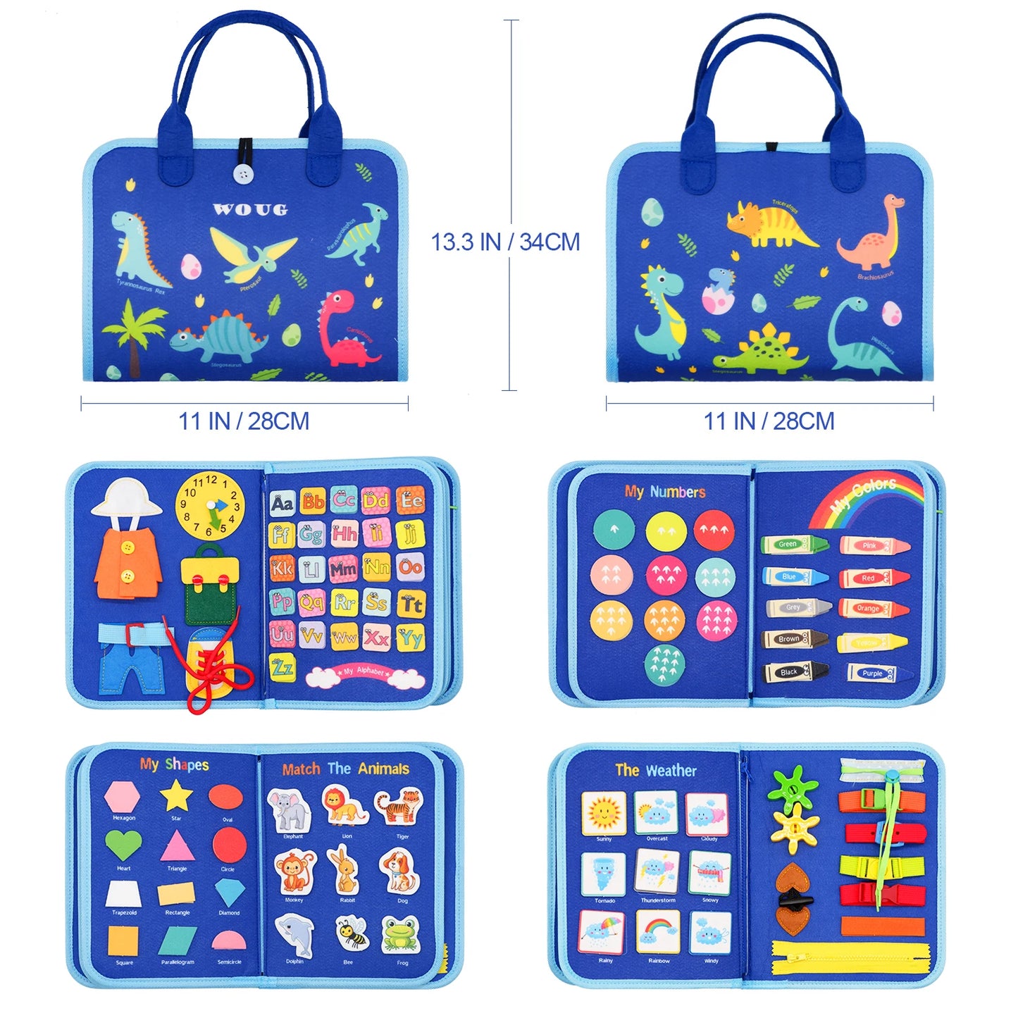 Montessori Toddler Busy Board Educational Activity