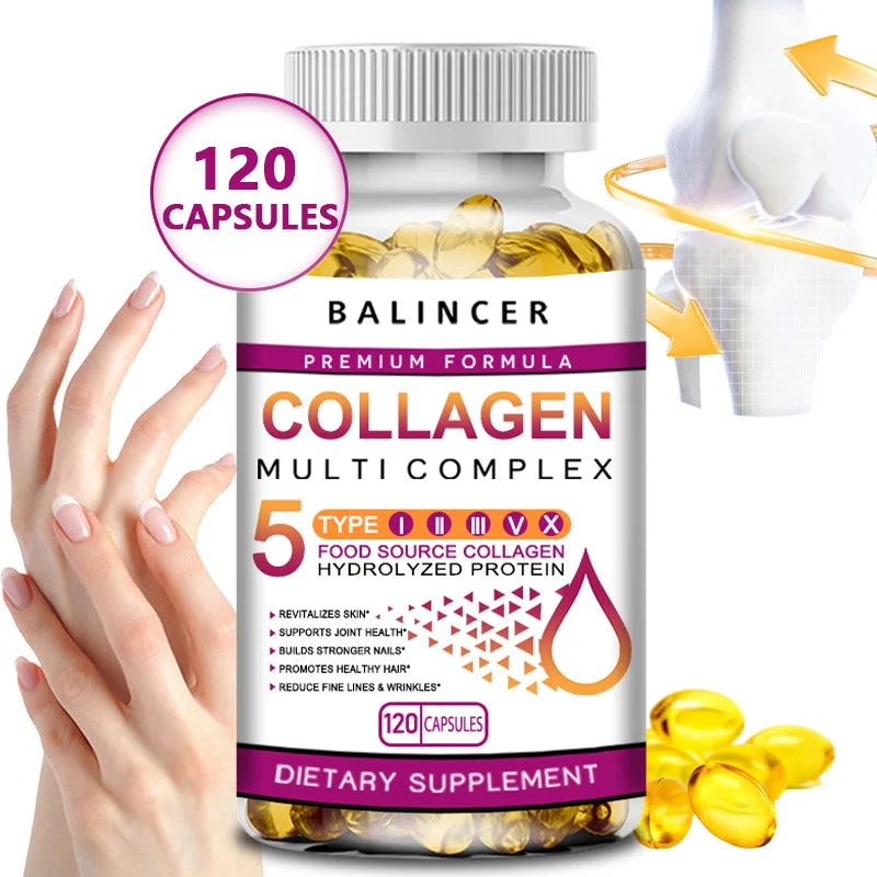 Complex Collagen Capsules Brighten Skin Tone