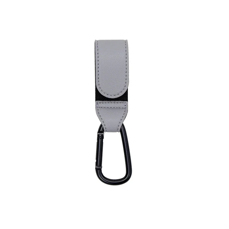 1/2pcs Baby Stroller Hook PU Leather Pram Organizer