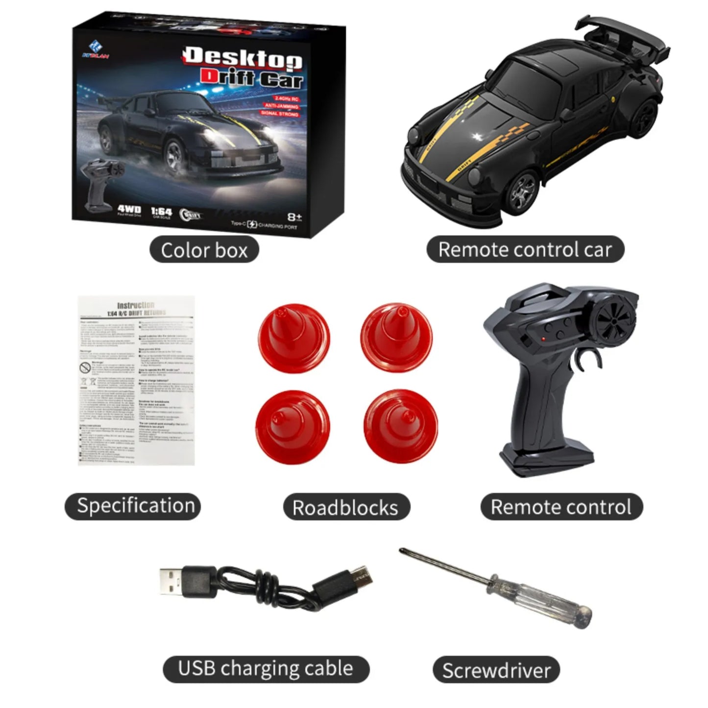 FIX 1:64 RC Drift Car