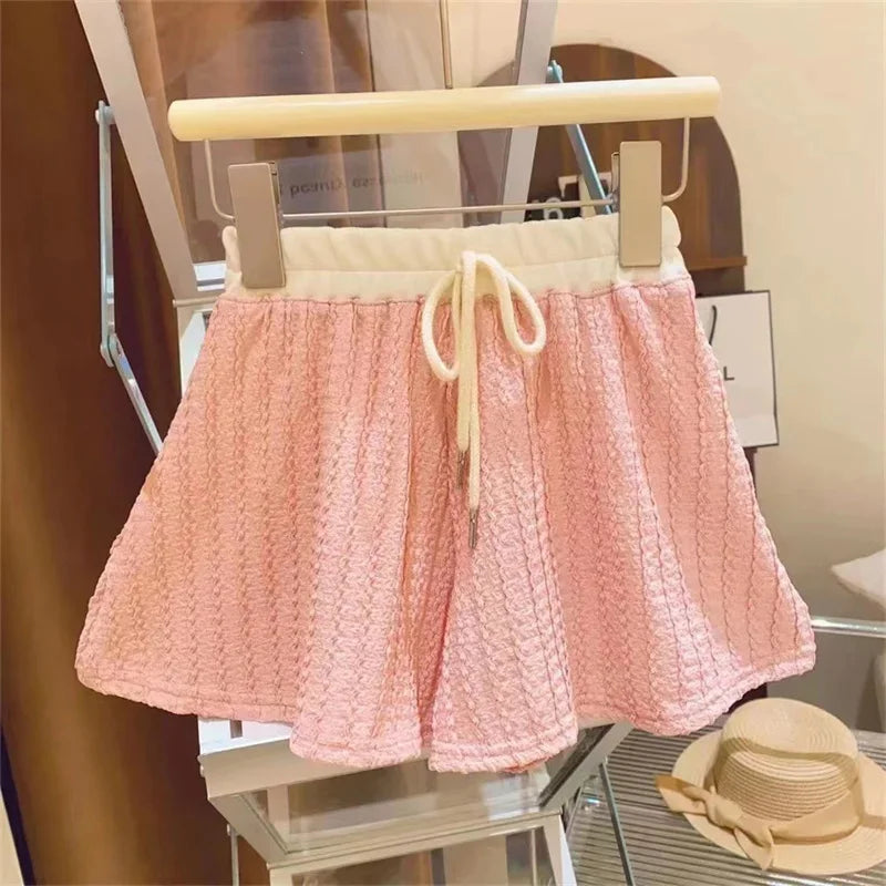 Baby Blouse Sets Girls Summer Suit Kids Short Sleeve