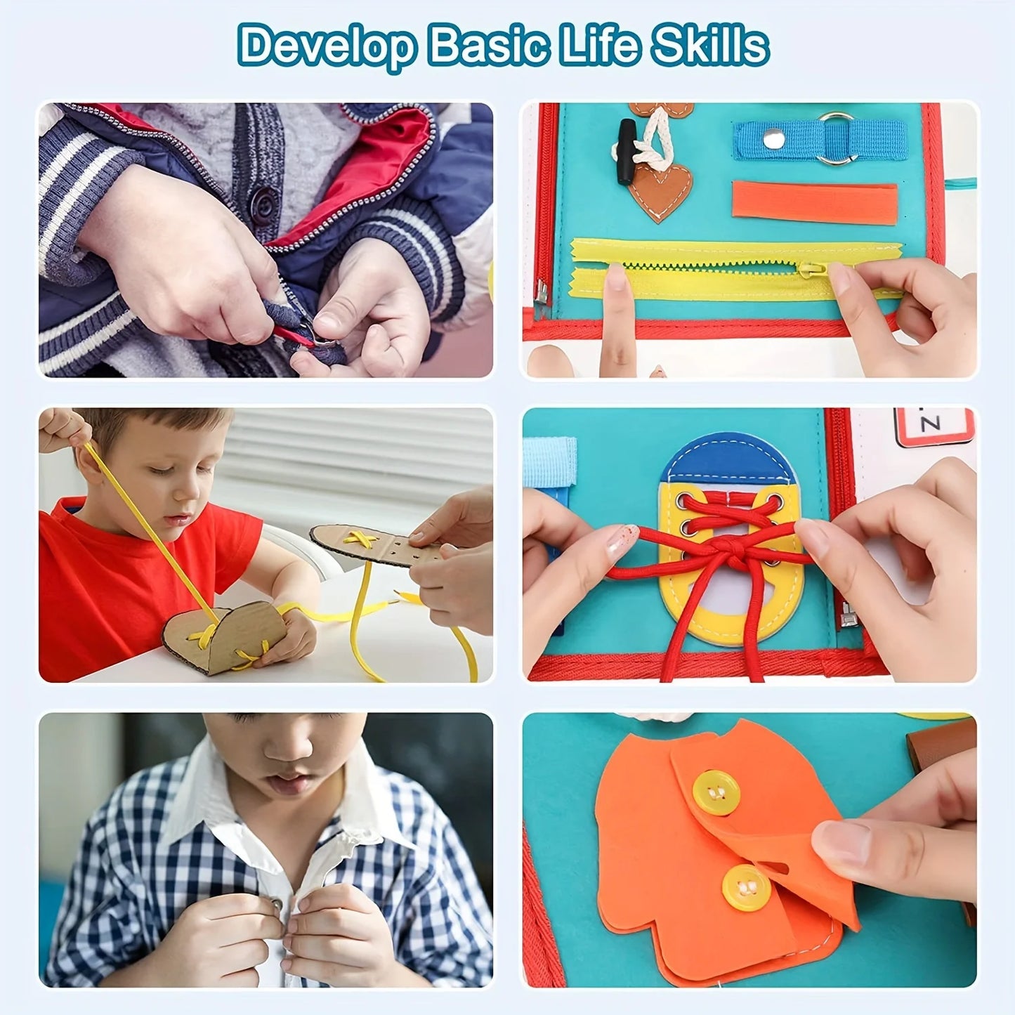Montessori Busy Board Educational Activity