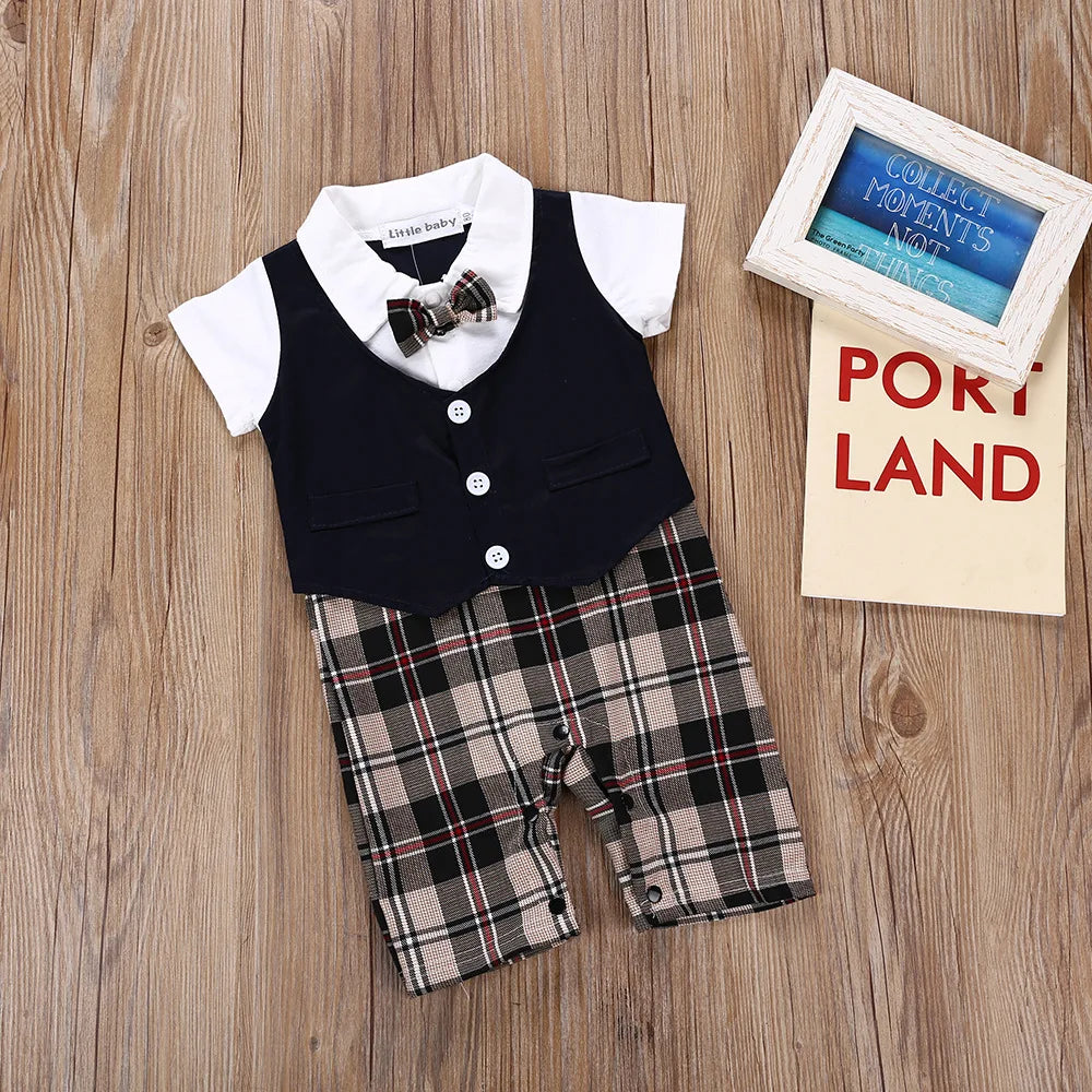 Summer Newborn Baby Romper Infant Boy
