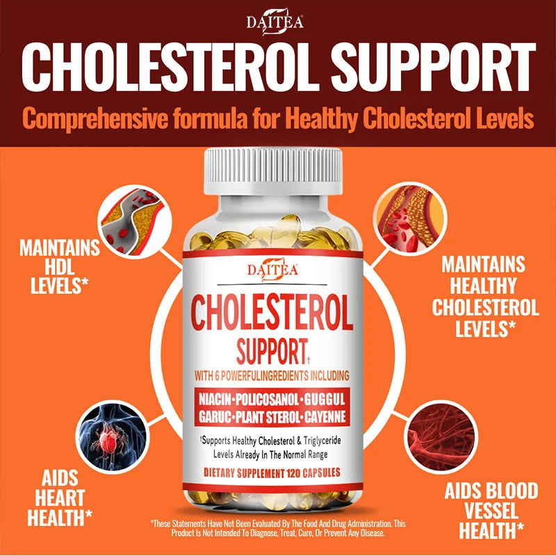 Cholesterol Support Supplements - Supports Cholesterol