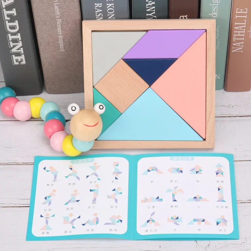 Baby Educational Toy Montessori Wooden 3D Toys