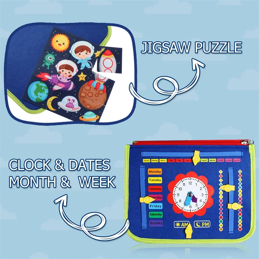 Montessori Busy Board Educational Activity