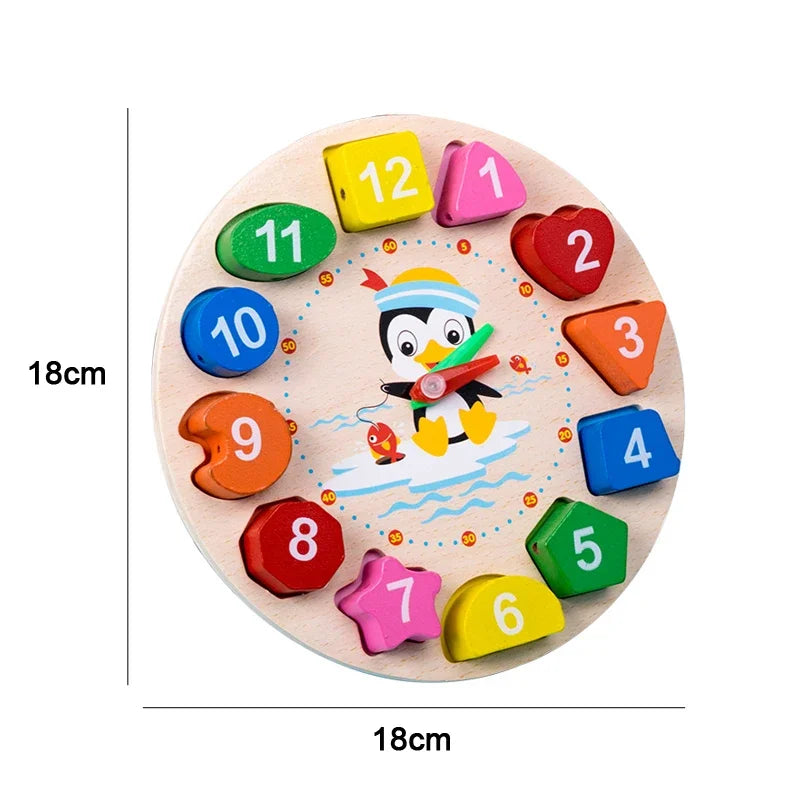 Baby Educational Toy Montessori Wooden 3D Toys