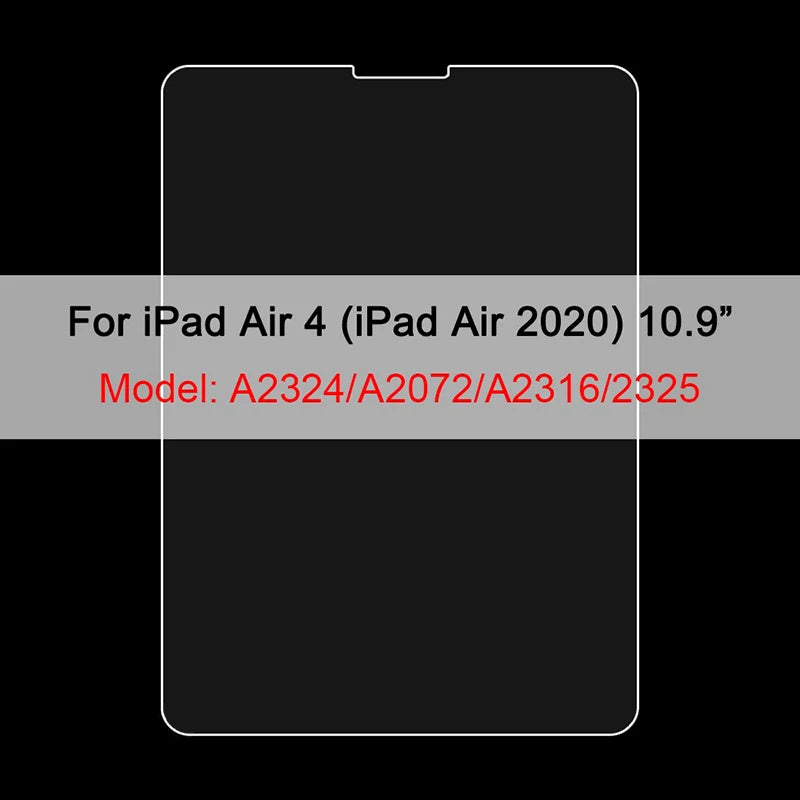 Screen Protector iPad 10 2022 9 8 7 Air 5 4 3 Mini 6 5 4 Pro 12.9 11 10.9 10.5 10.2