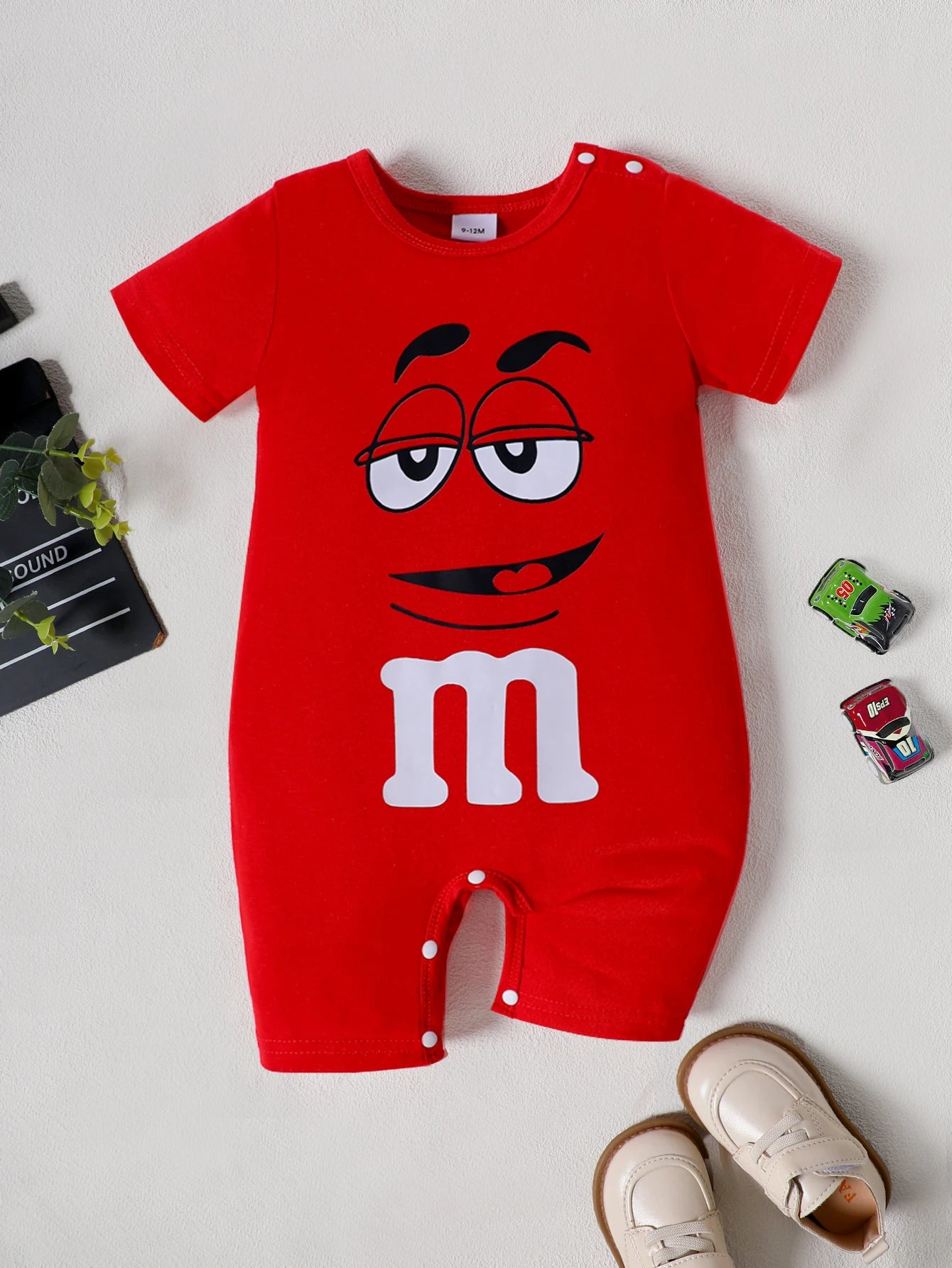 Boys And Girls Summer Baby Letters Printed