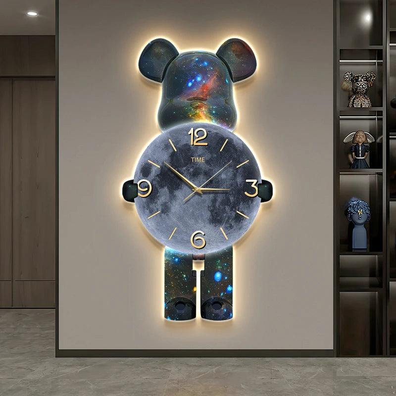 Fancy LED Wall Clock