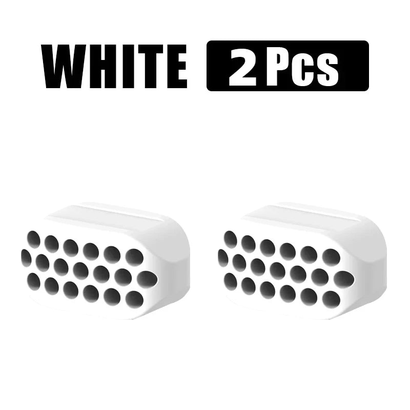 2Pcs Jaw Exerciser Fitness Jawline Muscle Training Double Chin Reducer