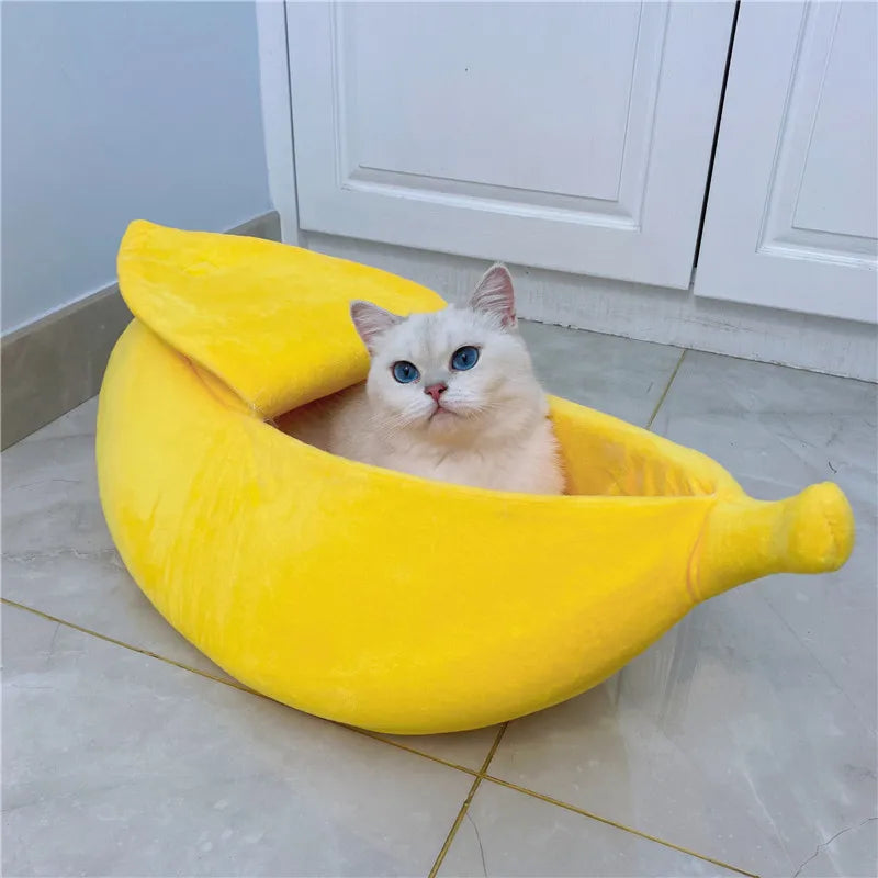 Banana Shaped Pet Bedding Comfortable Cat Nest