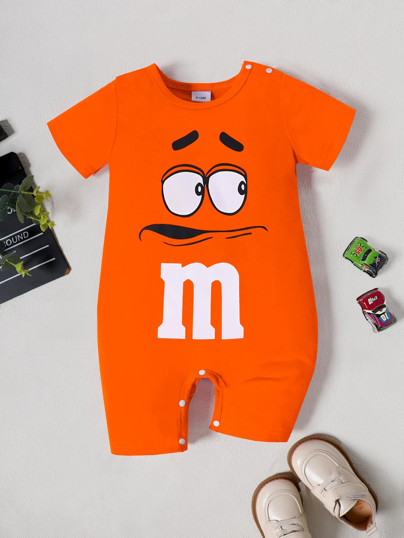 Boys And Girls Summer Baby Letters Printed