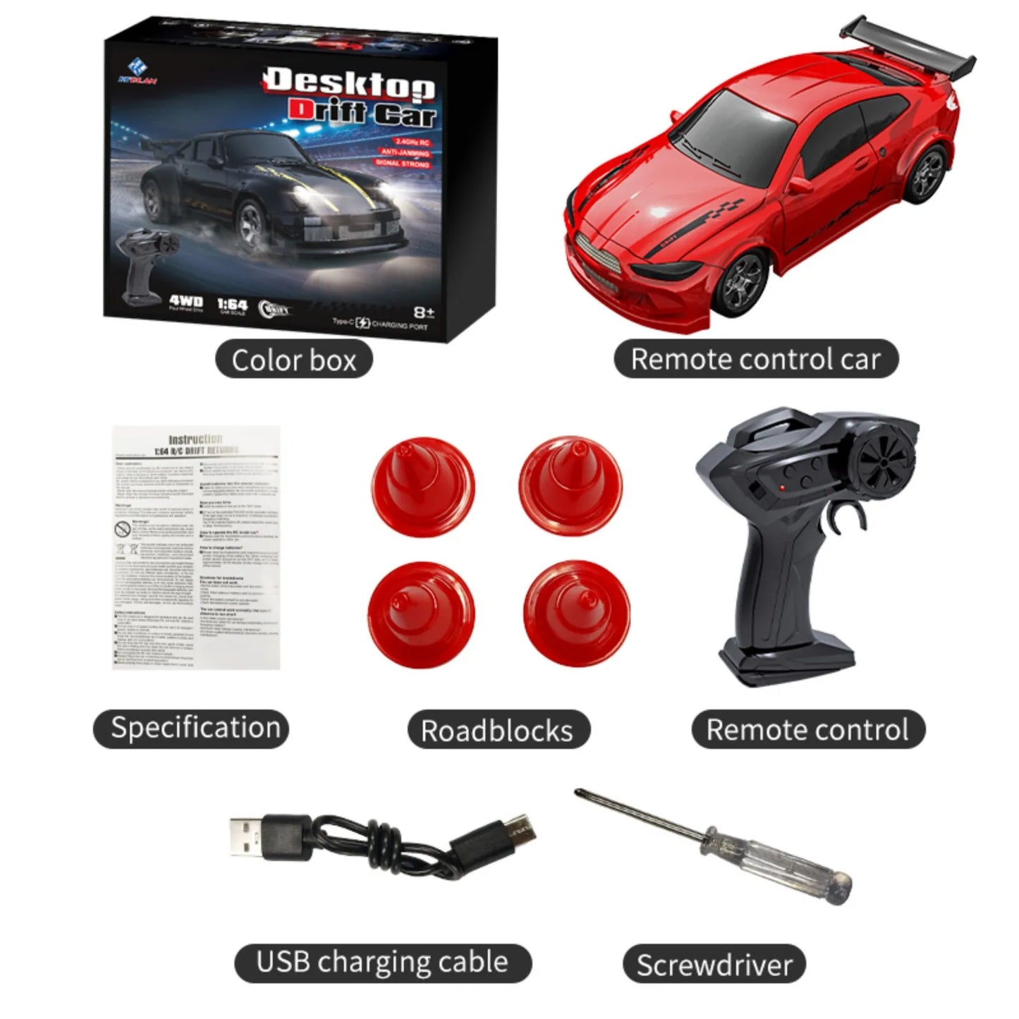 FIX 1:64 RC Drift Car