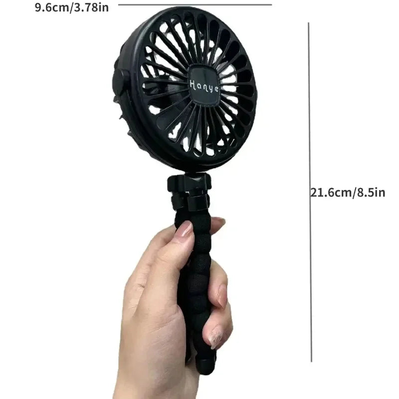 Baby Stroller Fan Hand Held Rechargeable