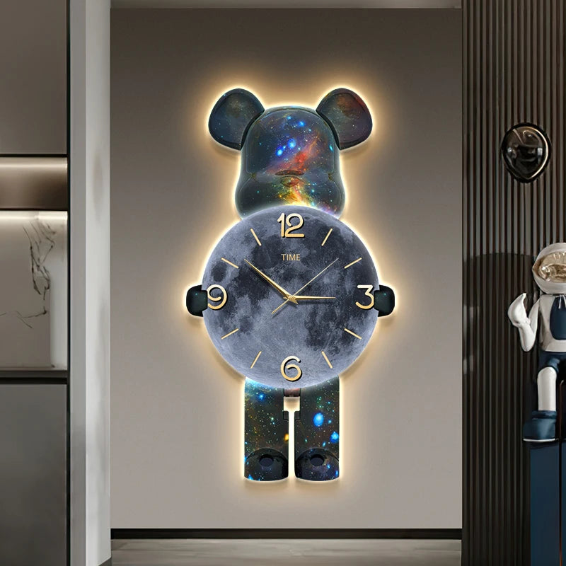 Fancy LED Wall Clock