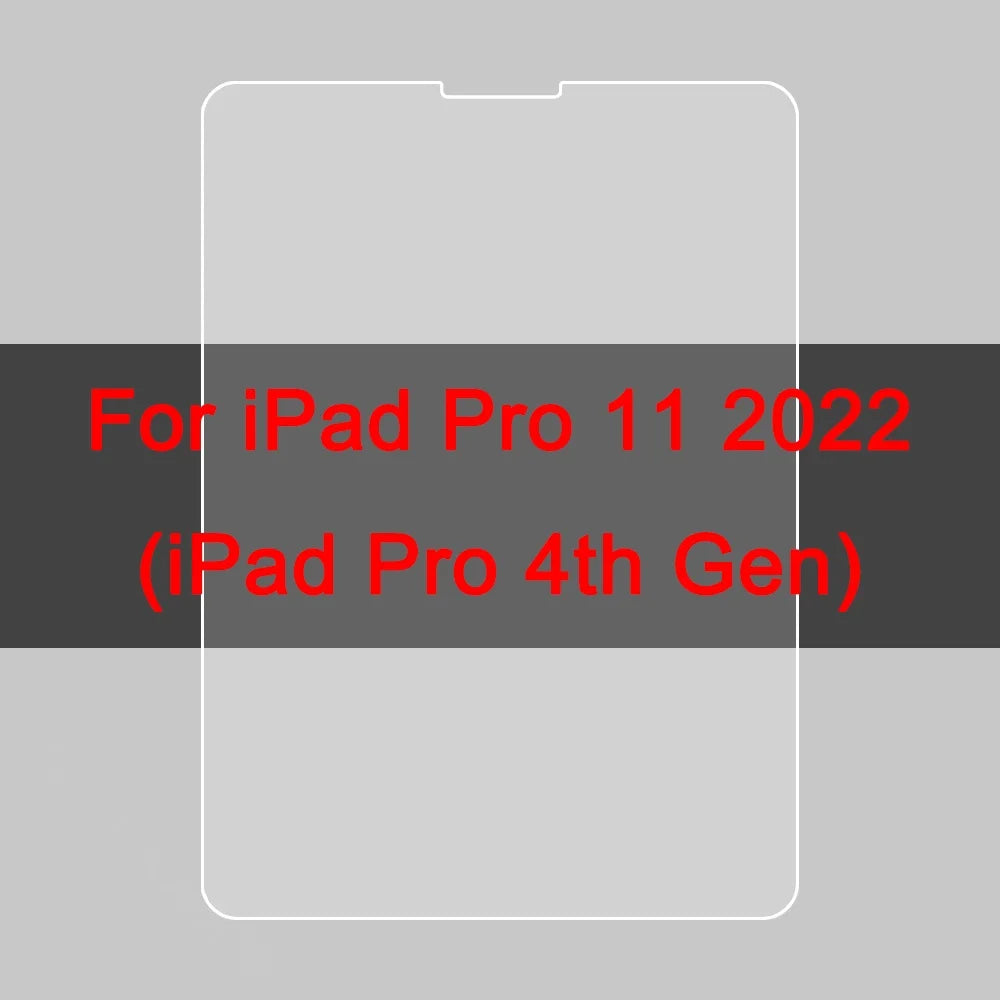 Screen Protector iPad 10 2022 9 8 7 Air 5 4 3 Mini 6 5 4 Pro 12.9 11 10.9 10.5 10.2