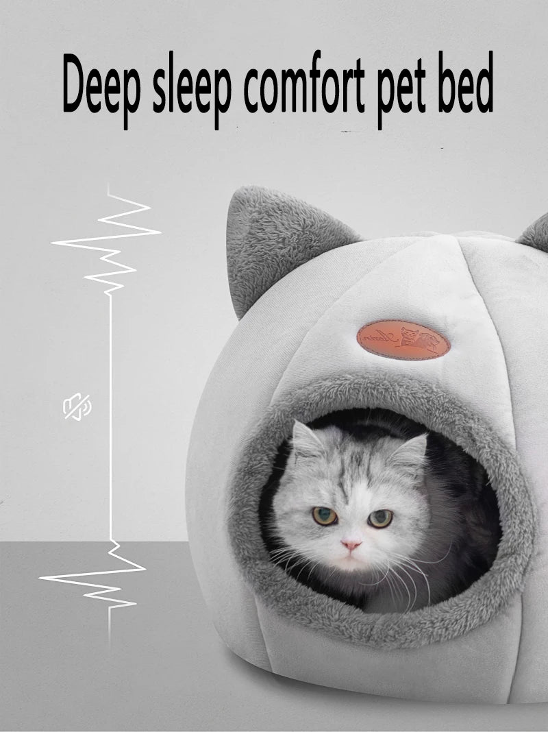 New Deep Sleep Comfort In Winter Cat Bed Little Mat Basket