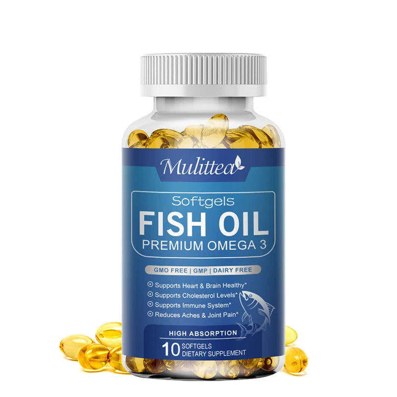 Mulittea Fish Oil Soft Gels  Omega 3 with  EPA & DHA