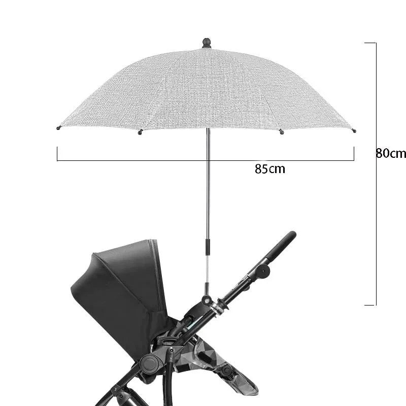 Baby Stroller Folding Umbrella UV Sun Rain Protection