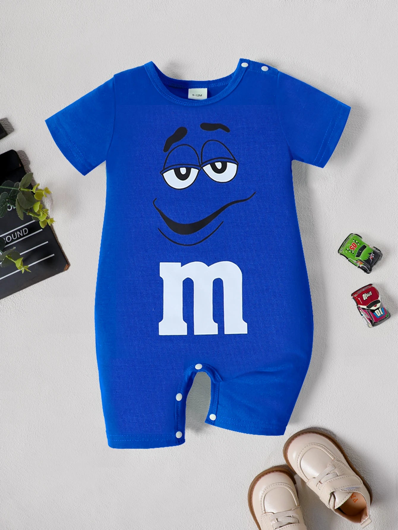 Boys And Girls Summer Baby Letters Printed